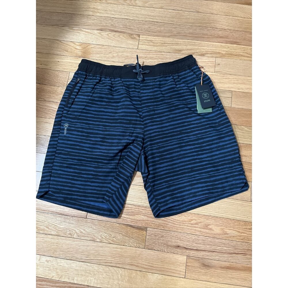 Roark Run Amok Serrano 2.0 Shorts 4 Way Stretch Denim Blue Mens Size S NWT